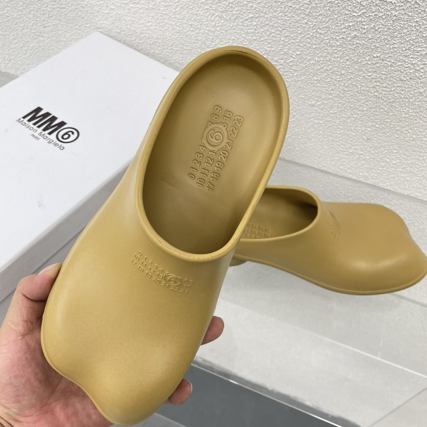 MM6 Maison Margiela Anatomic Numbers-motif Slippers - FashionPlug