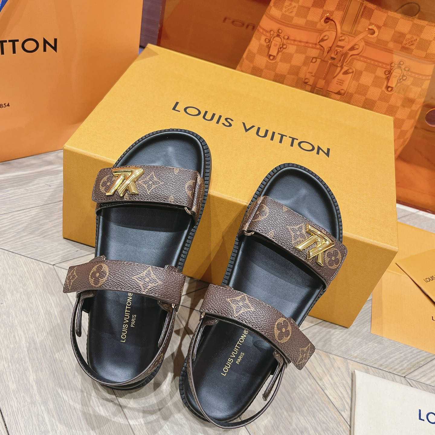 Louis Vuitton LV Sunset Flat Comfort Sandal   1ACL9C - FashionPlug