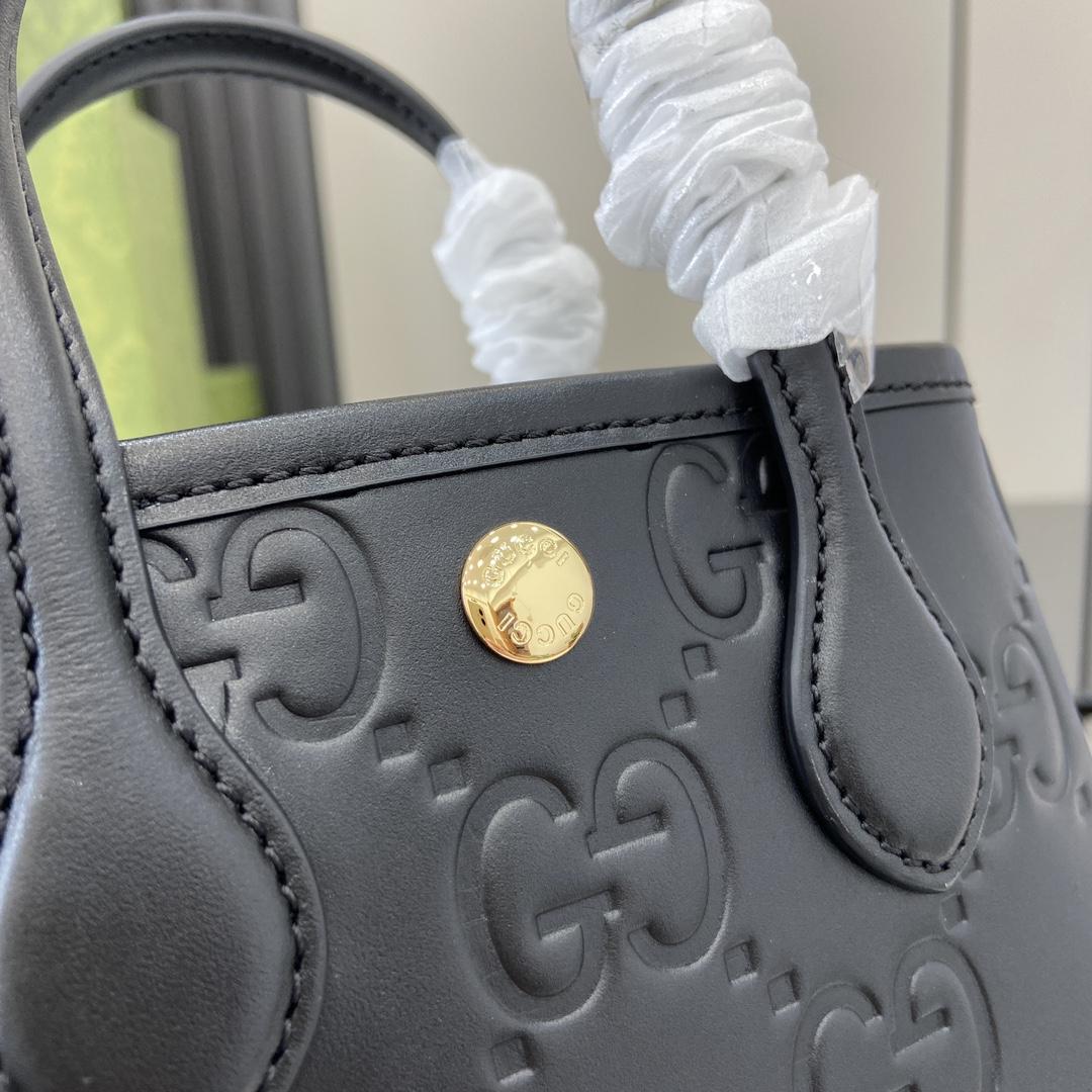Gucci GG Super Mini Bag With Strap - FashionPlug