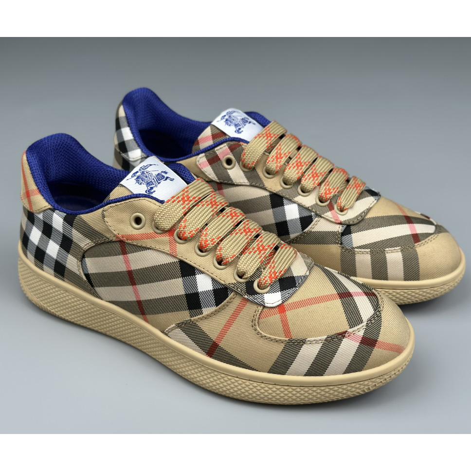 Burberry Check Terrace Sneakers - FashionPlug