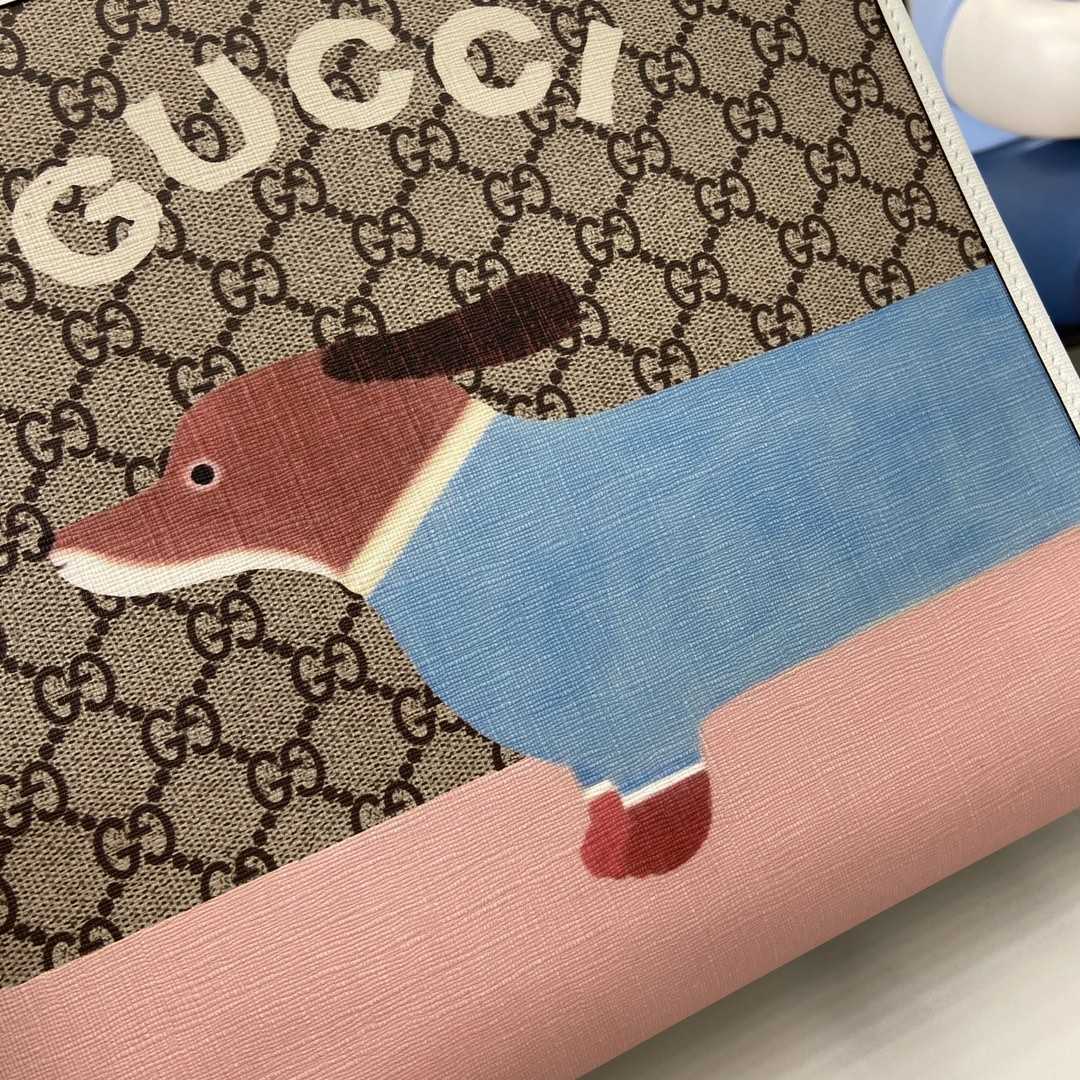 Gucci Children's Dog Print Tote Bag - FashionPlug