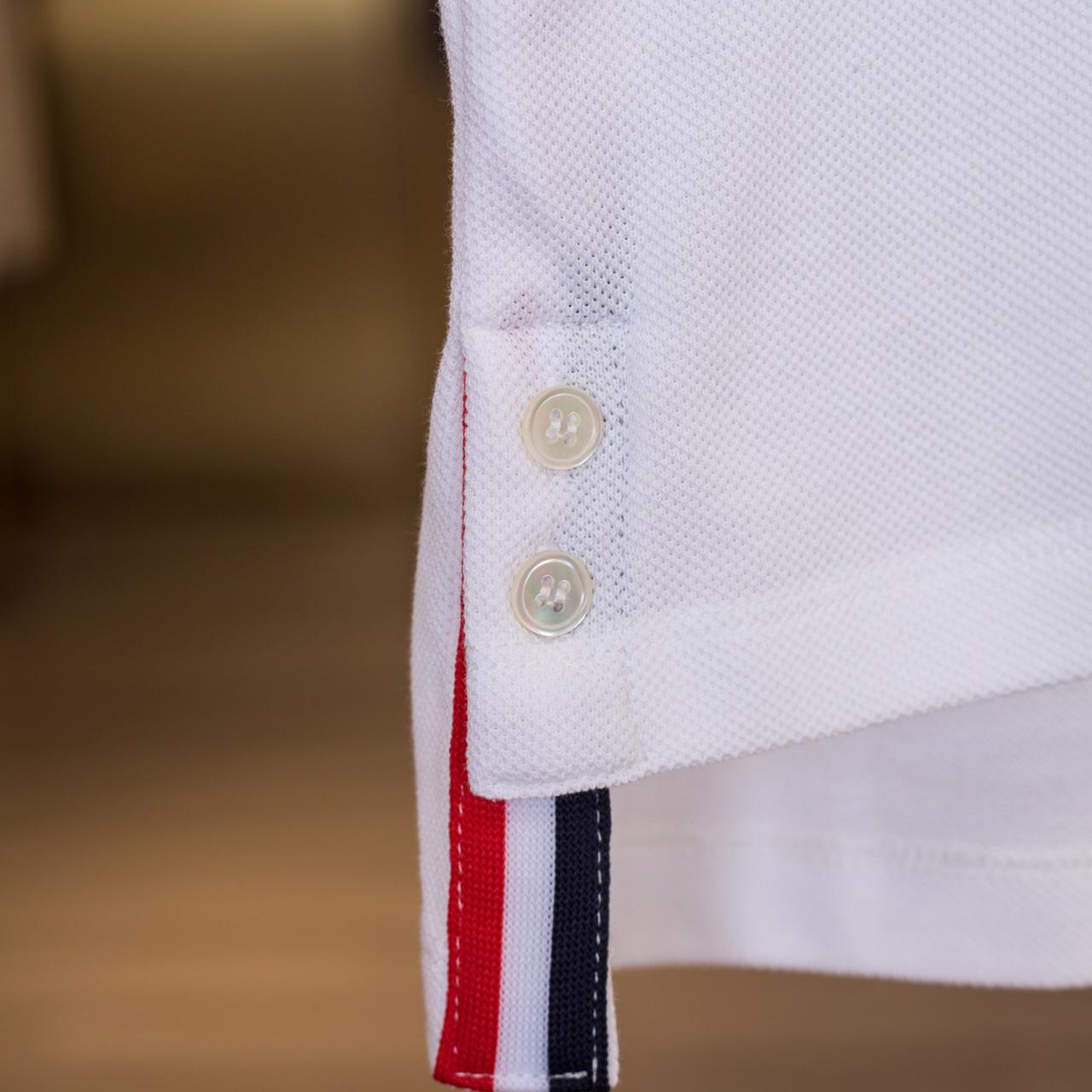 Thom Browne Classic Pique 4-Bar Short Sleeve Polo  2091 - FashionPlug