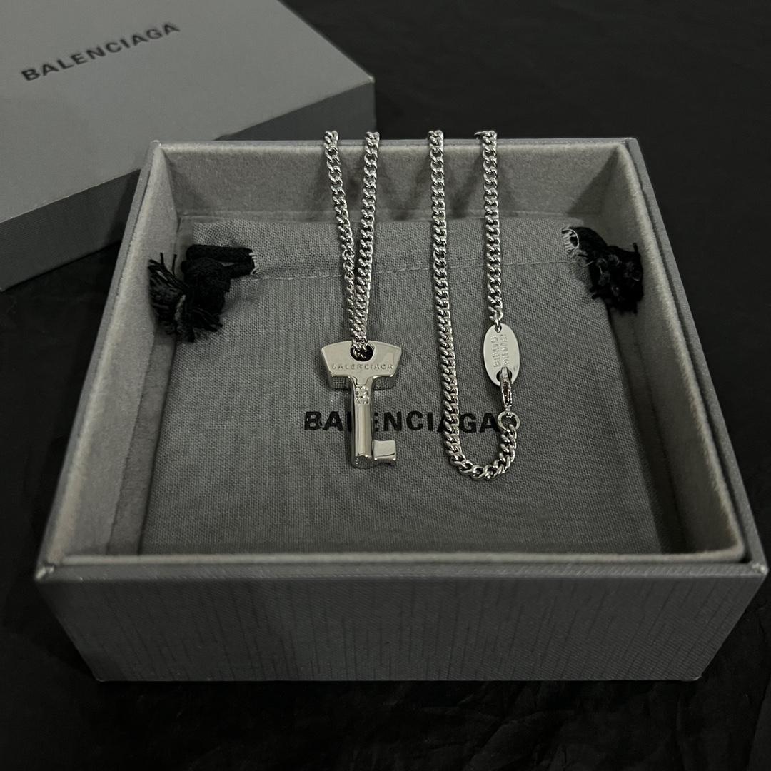 Balenciaga Amour Key Necklace  - FashionPlug