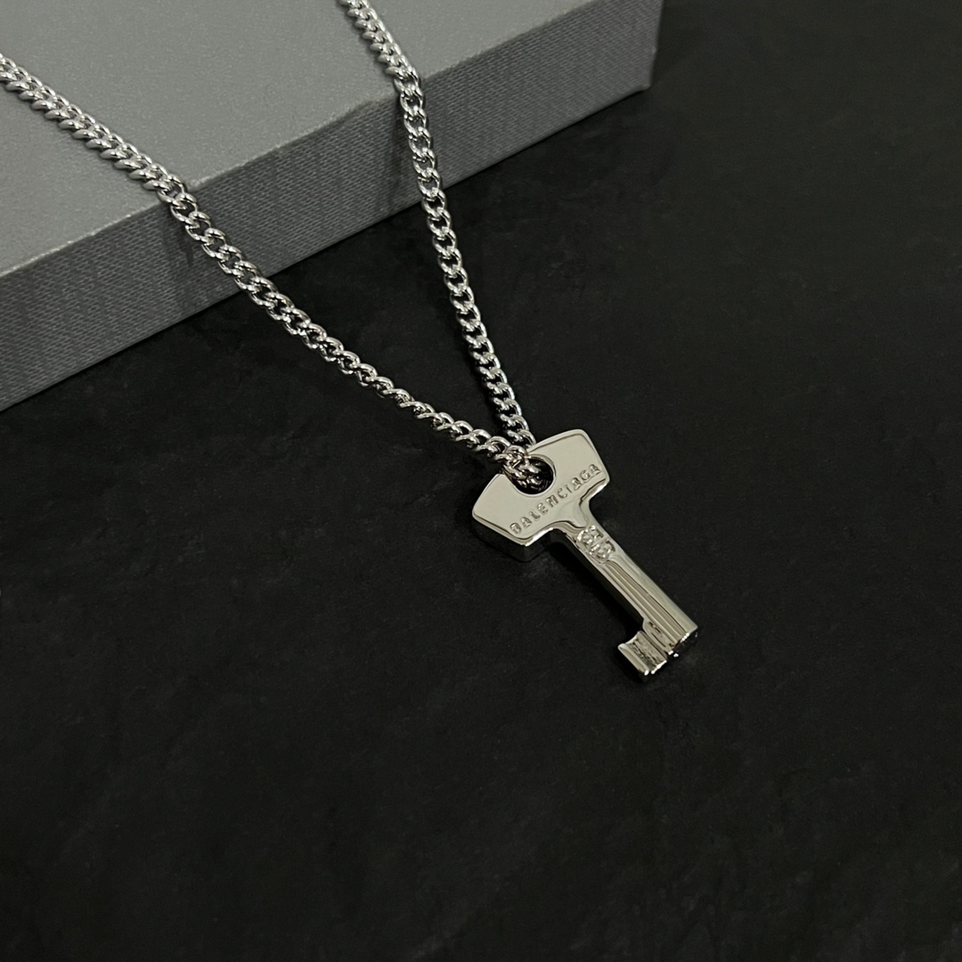Balenciaga Amour Key Necklace  - FashionPlug