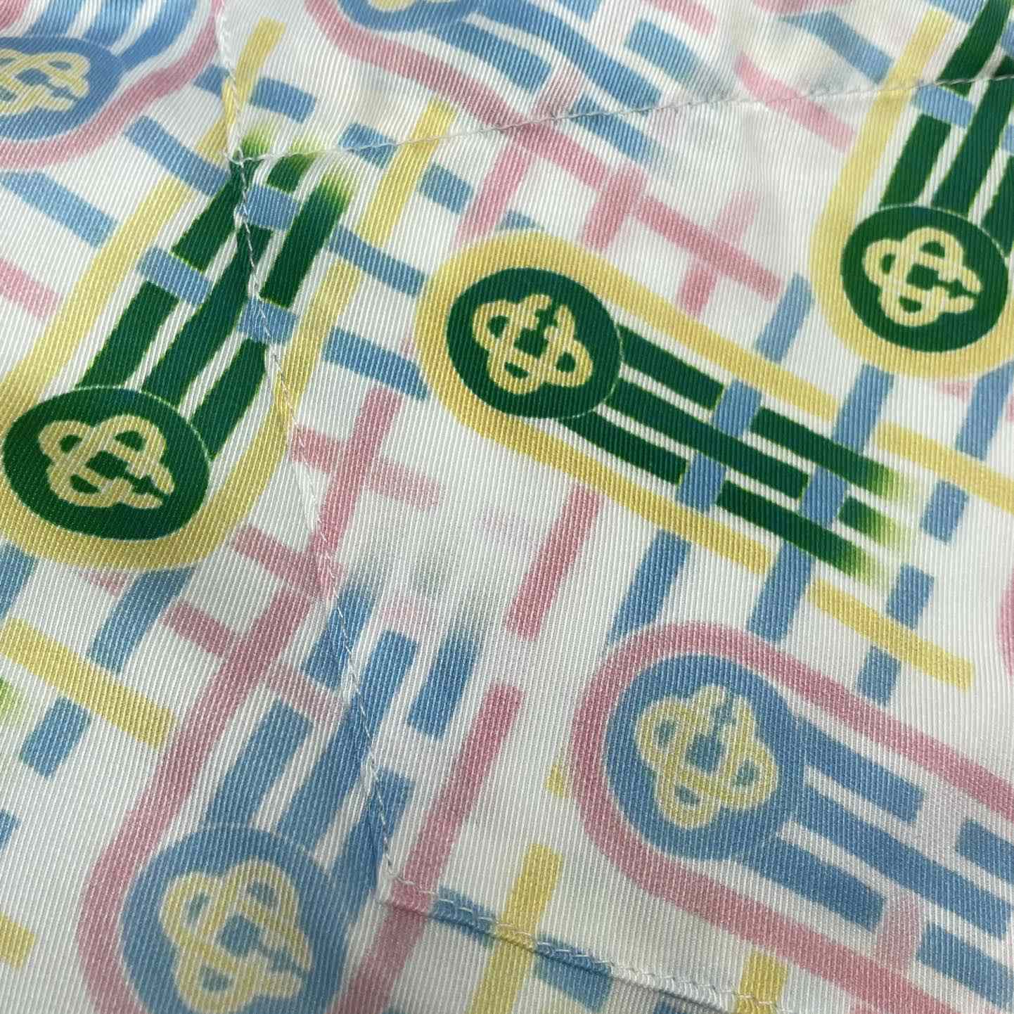 Casablanca Printed Silk Shorts 'Ping Pong Print'    CA3466 - FashionPlug