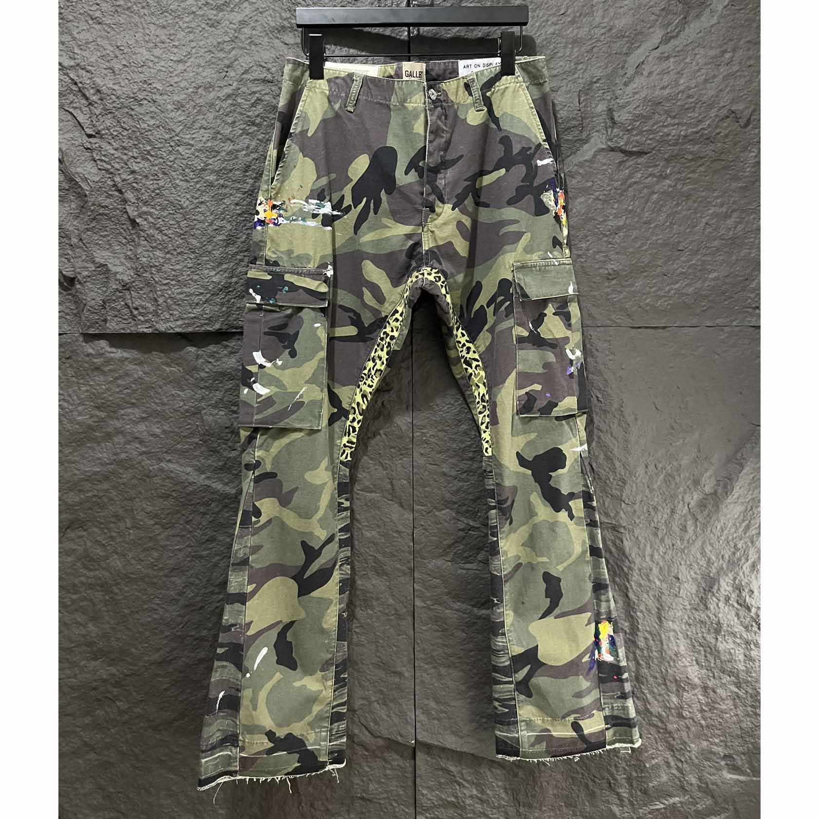 Gallery Dept. LA Camo Flare Pants - FashionPlug