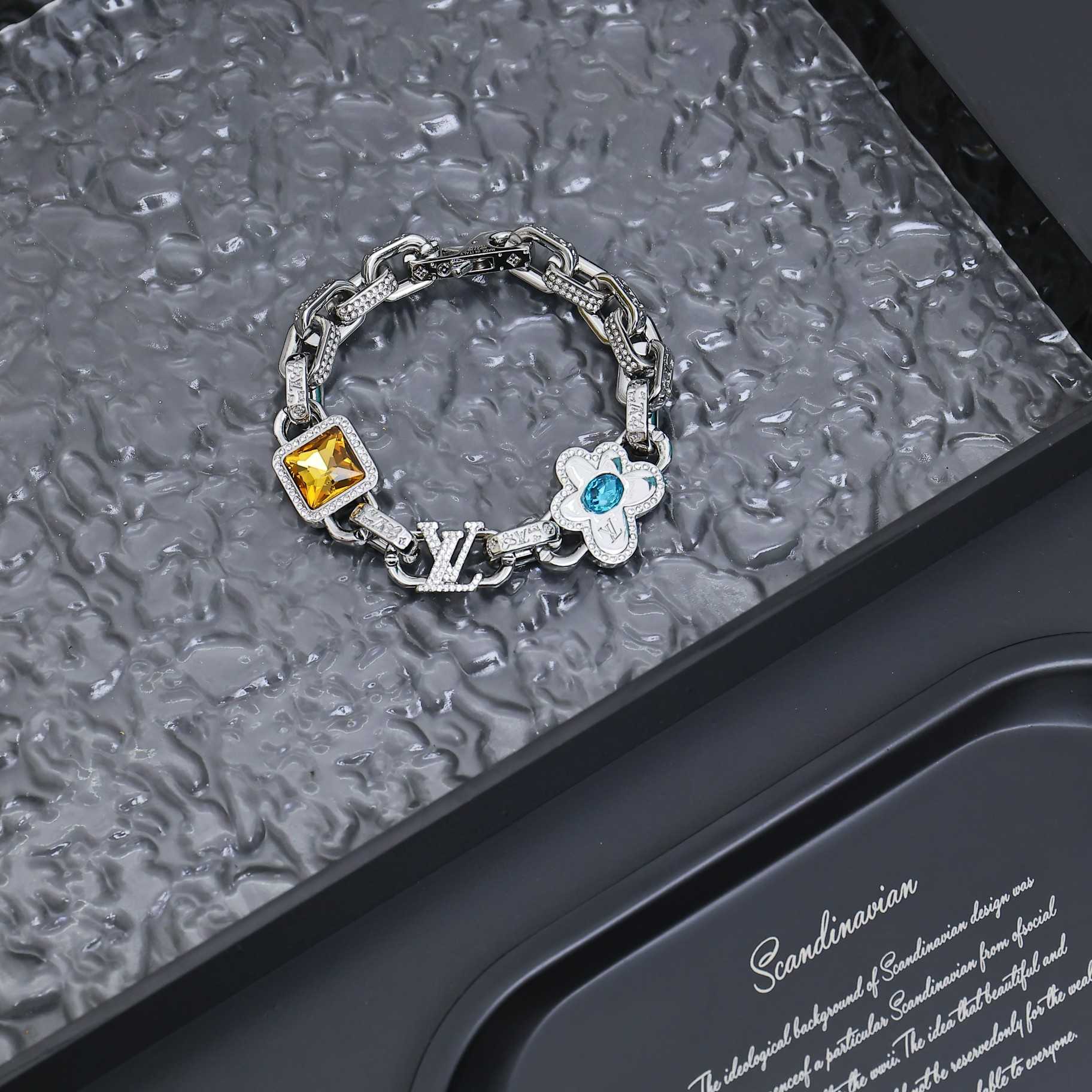 Louis Vuitton Paradise Stone Bracelet   M1594M - FashionPlug