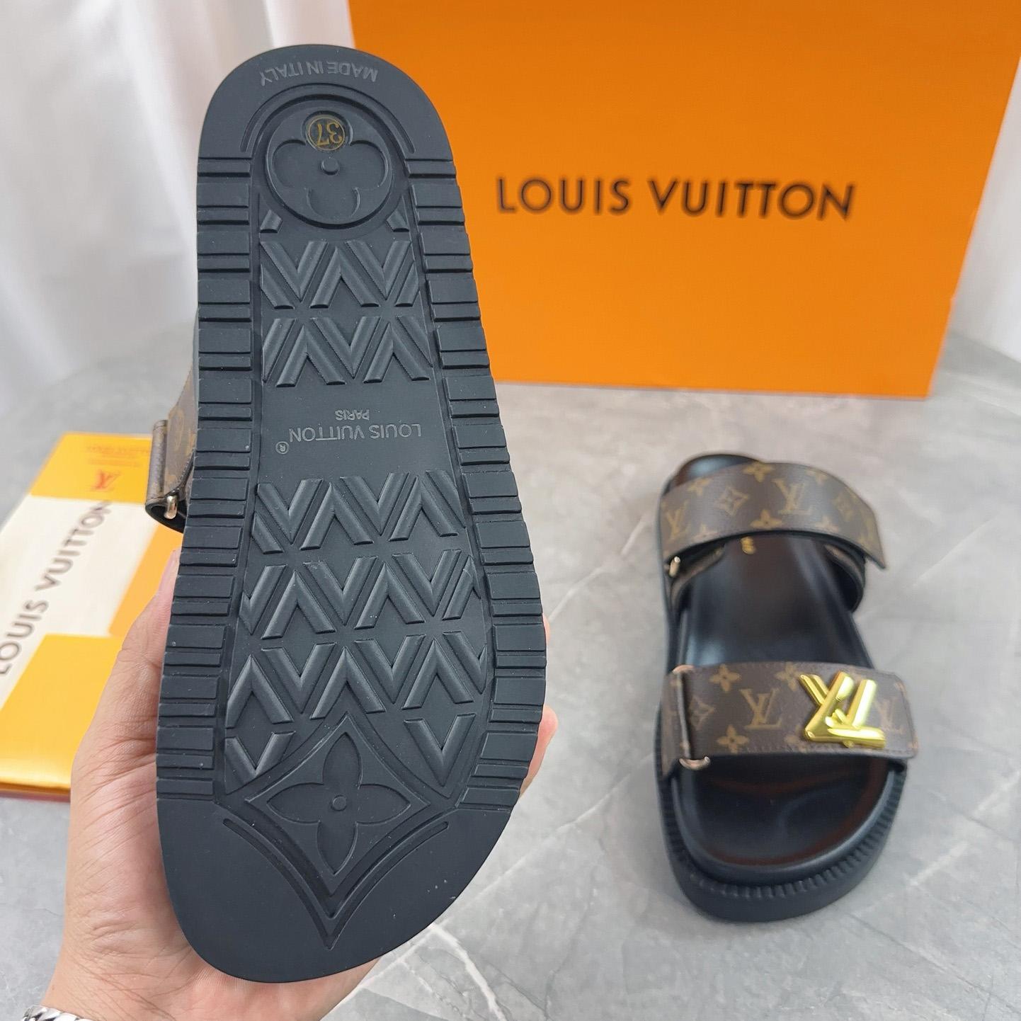 Louis Vuitton LV Sunset Flat Comfort Mule   1AD1HE - FashionPlug