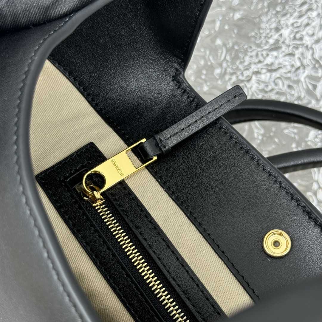 Jacquemus Le petit Tourni Mini Knotted Bucket Bag - FashionPlug