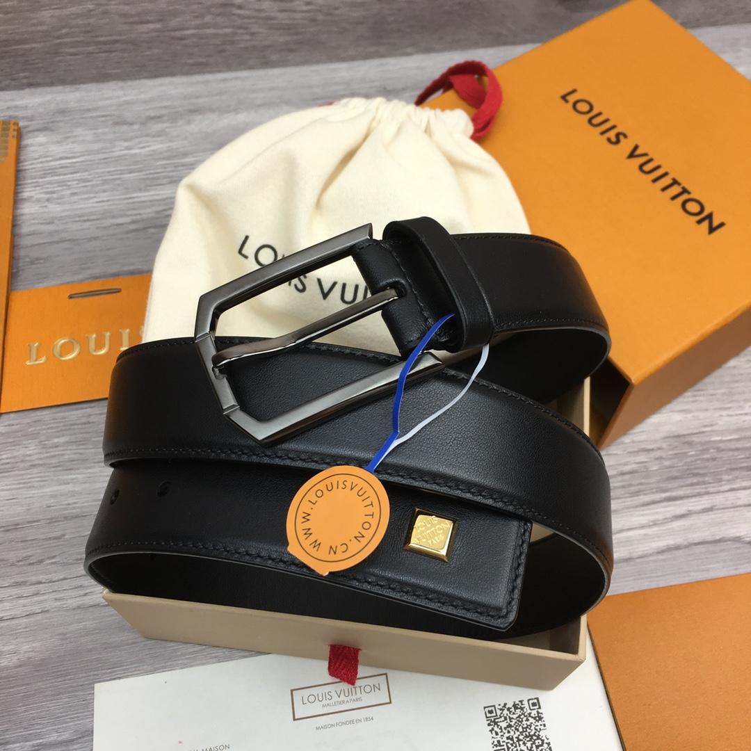 Louis Vuitton 35mm Leather Belt - FashionPlug
