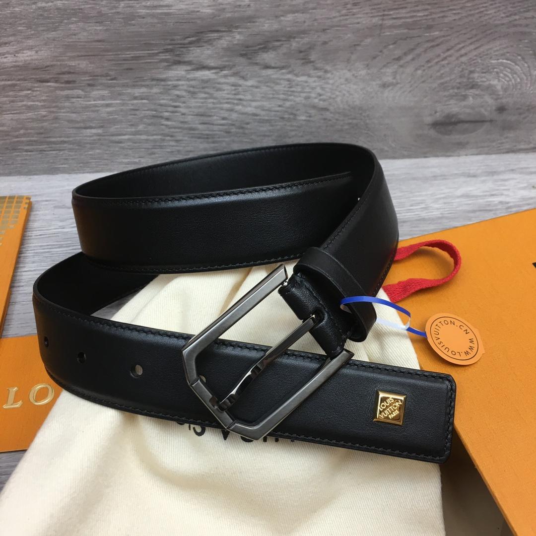 Louis Vuitton 35mm Leather Belt - FashionPlug