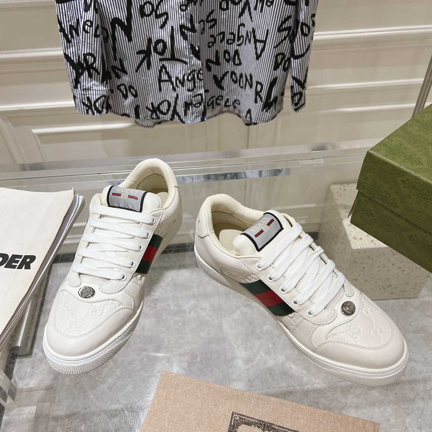 Gucci Screener Sneaker  - FashionPlug