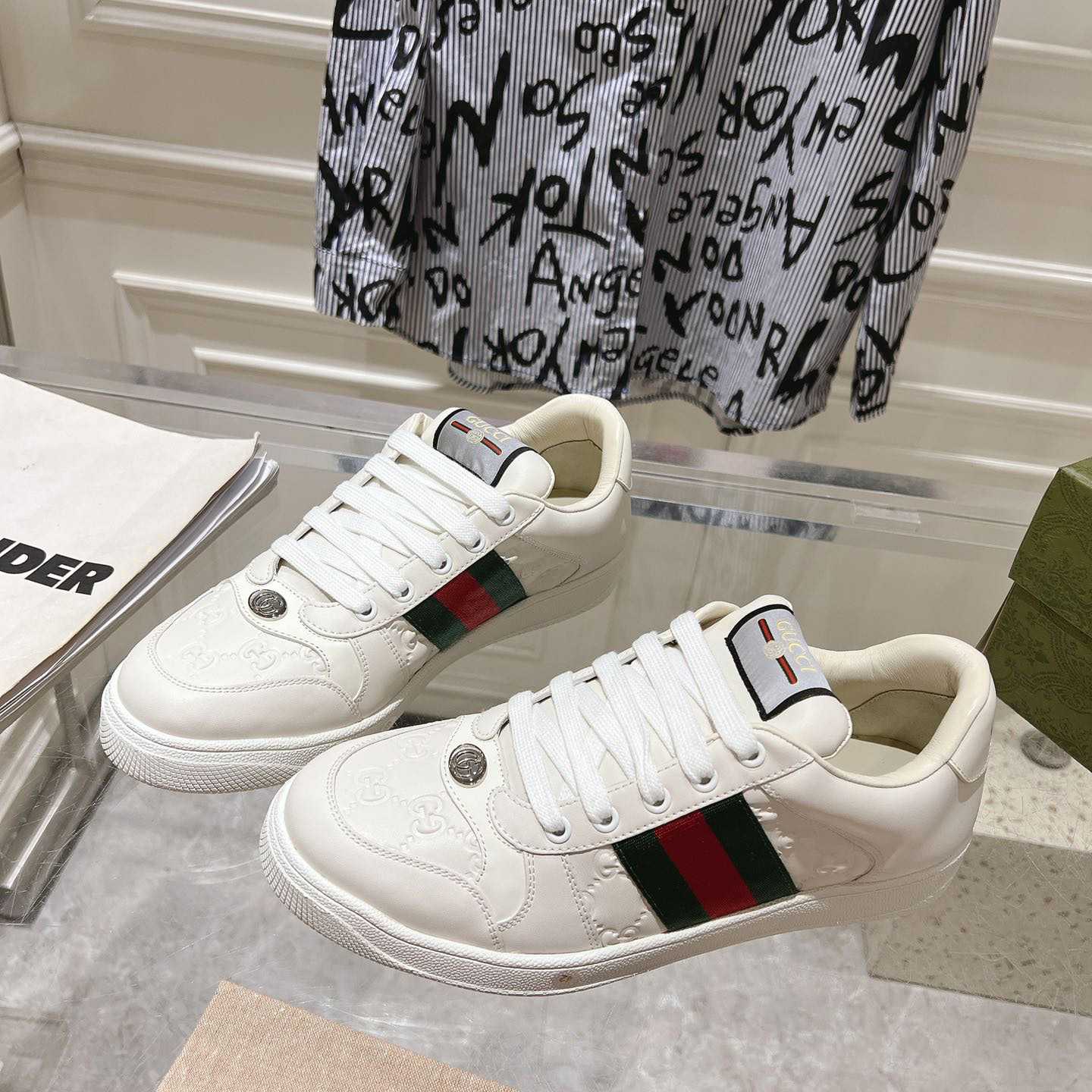 Gucci Screener Sneaker  - FashionPlug