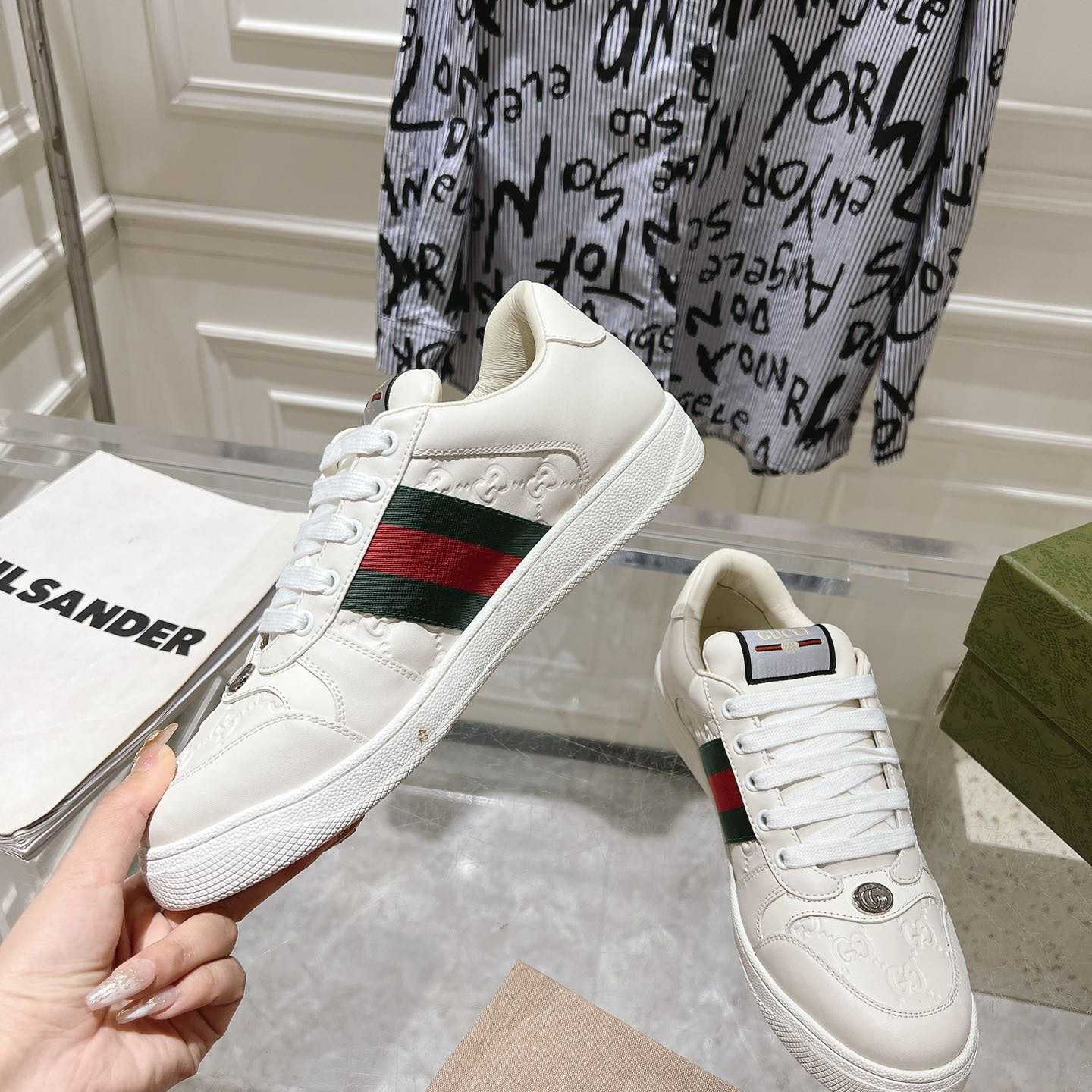 Gucci Screener Sneaker  - FashionPlug