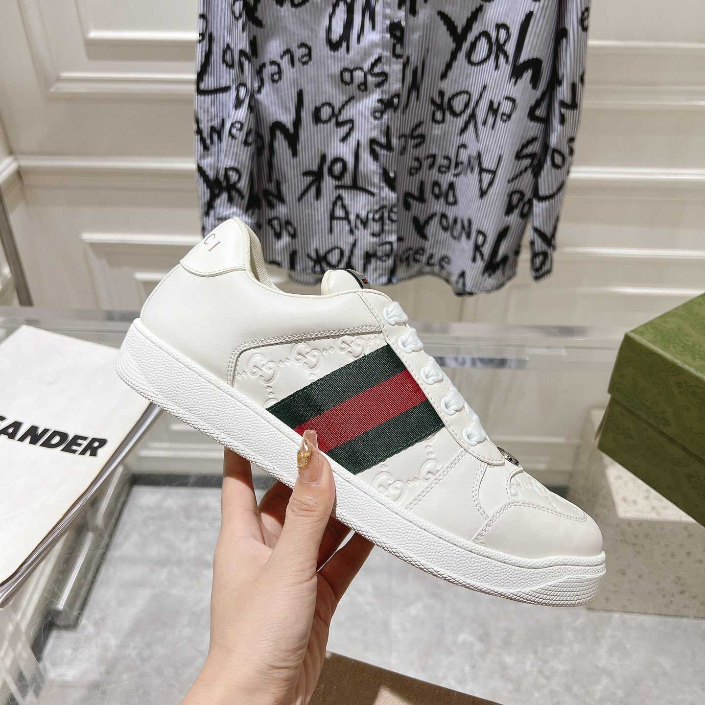 Gucci Screener Sneaker  - FashionPlug