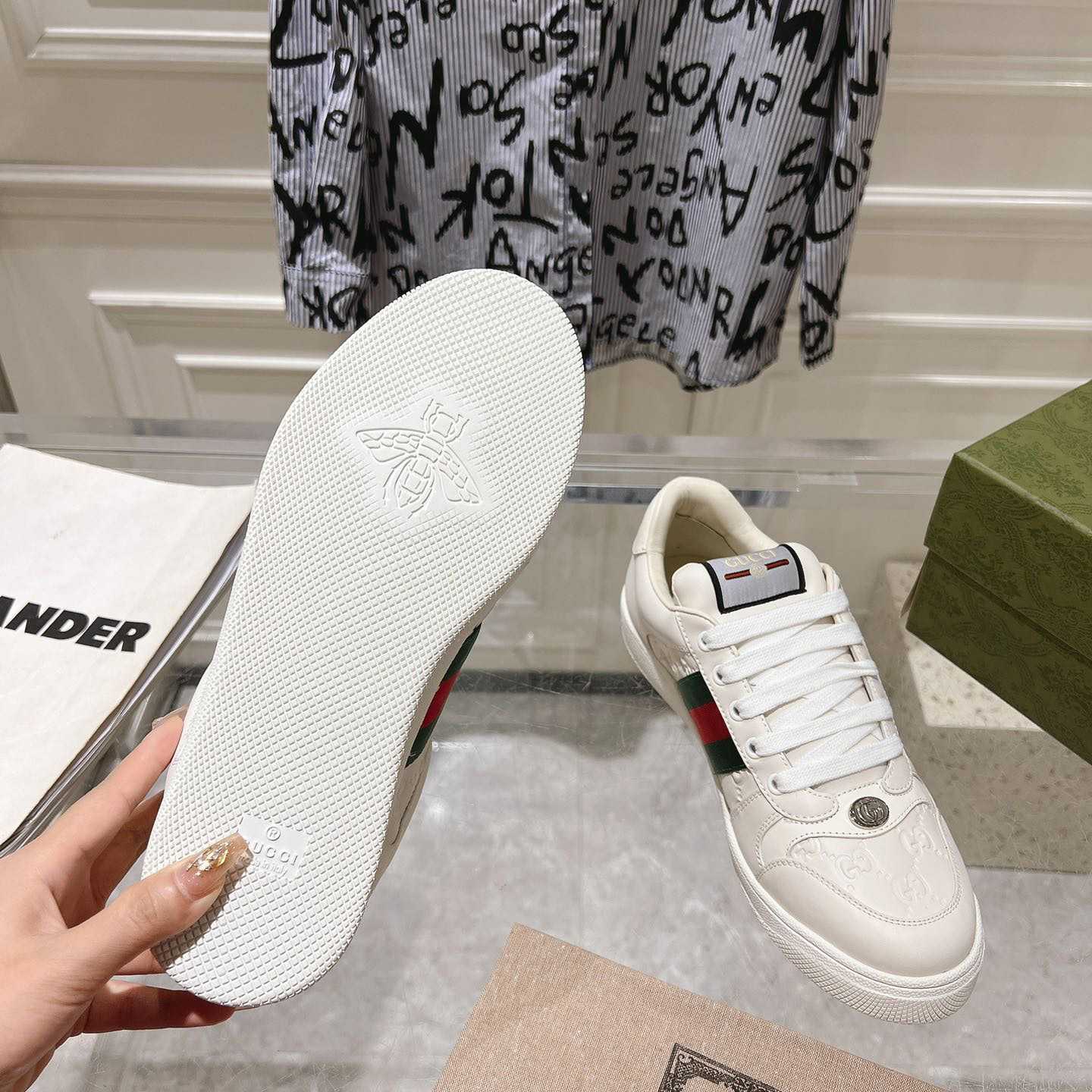 Gucci Screener Sneaker  - FashionPlug