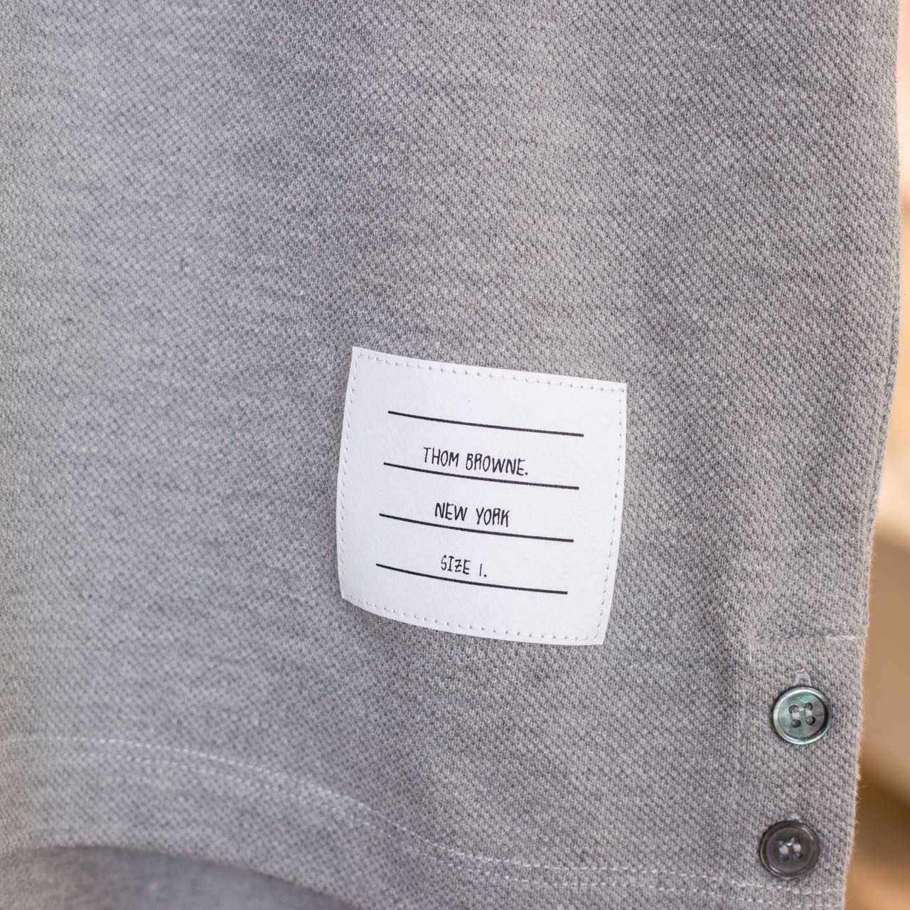 Thom Browne Classic Pique 4-Bar Short Sleeve Polo  2091 - FashionPlug