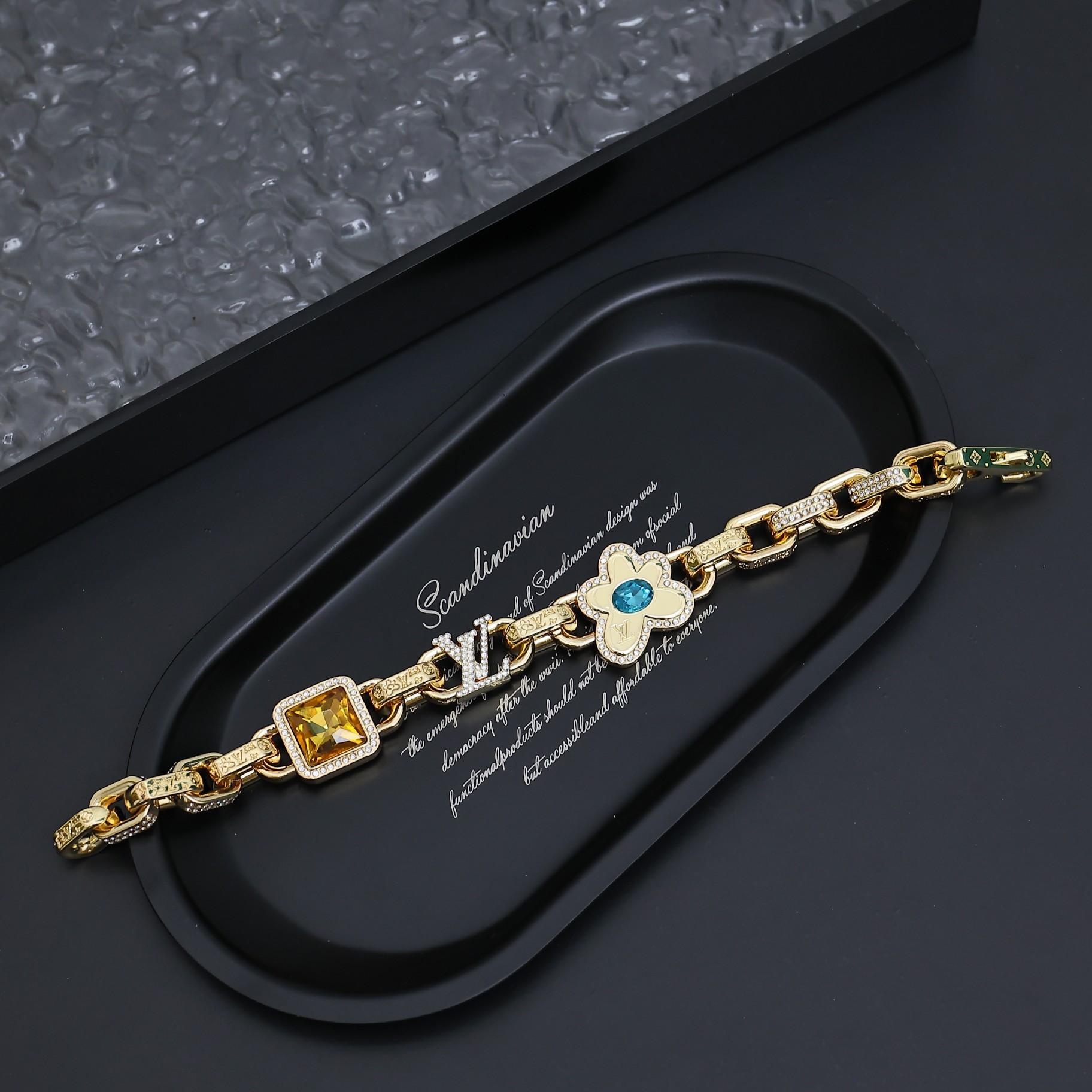 Louis Vuitton Paradise Stone Bracelet   M1594M - FashionPlug