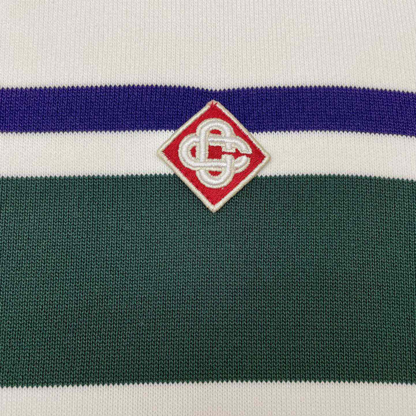 Casablanca Striped Sweatshirt   D0048 - FashionPlug