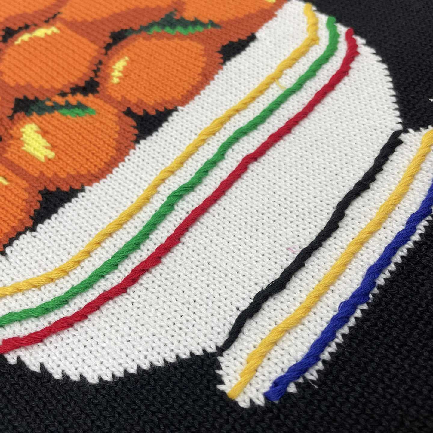 Casablanca Pyramide D'Oranges Intarsia-knit Jumper   M1033 - FashionPlug