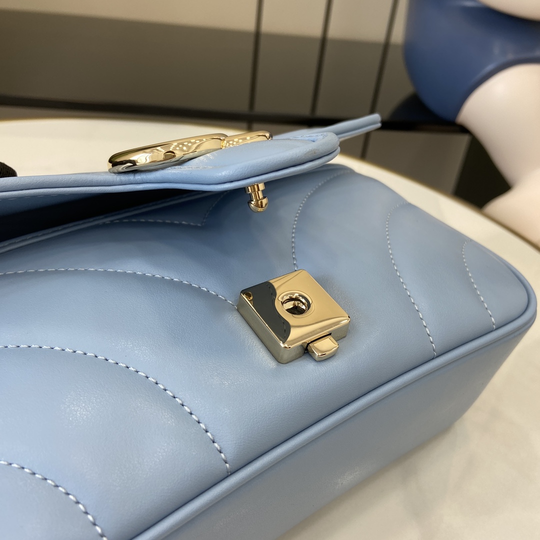 Gucci GG Marmont Mini Shoulder Bag - FashionPlug