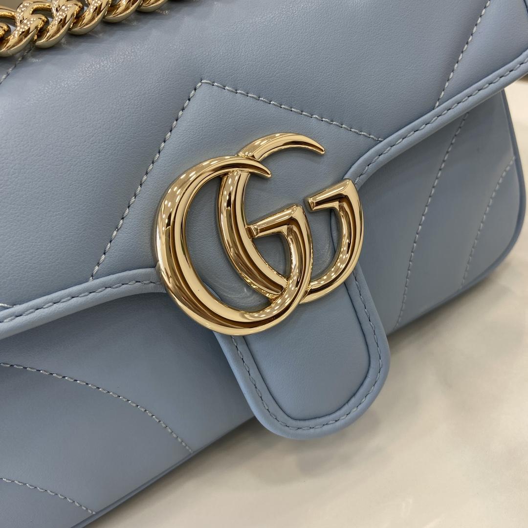 Gucci GG Marmont Mini Shoulder Bag - FashionPlug