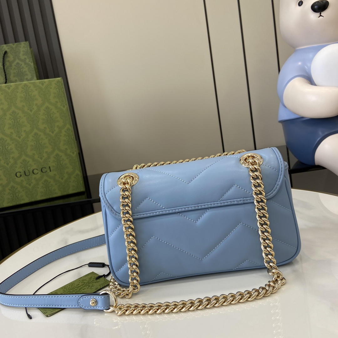 Gucci GG Marmont Mini Shoulder Bag - FashionPlug