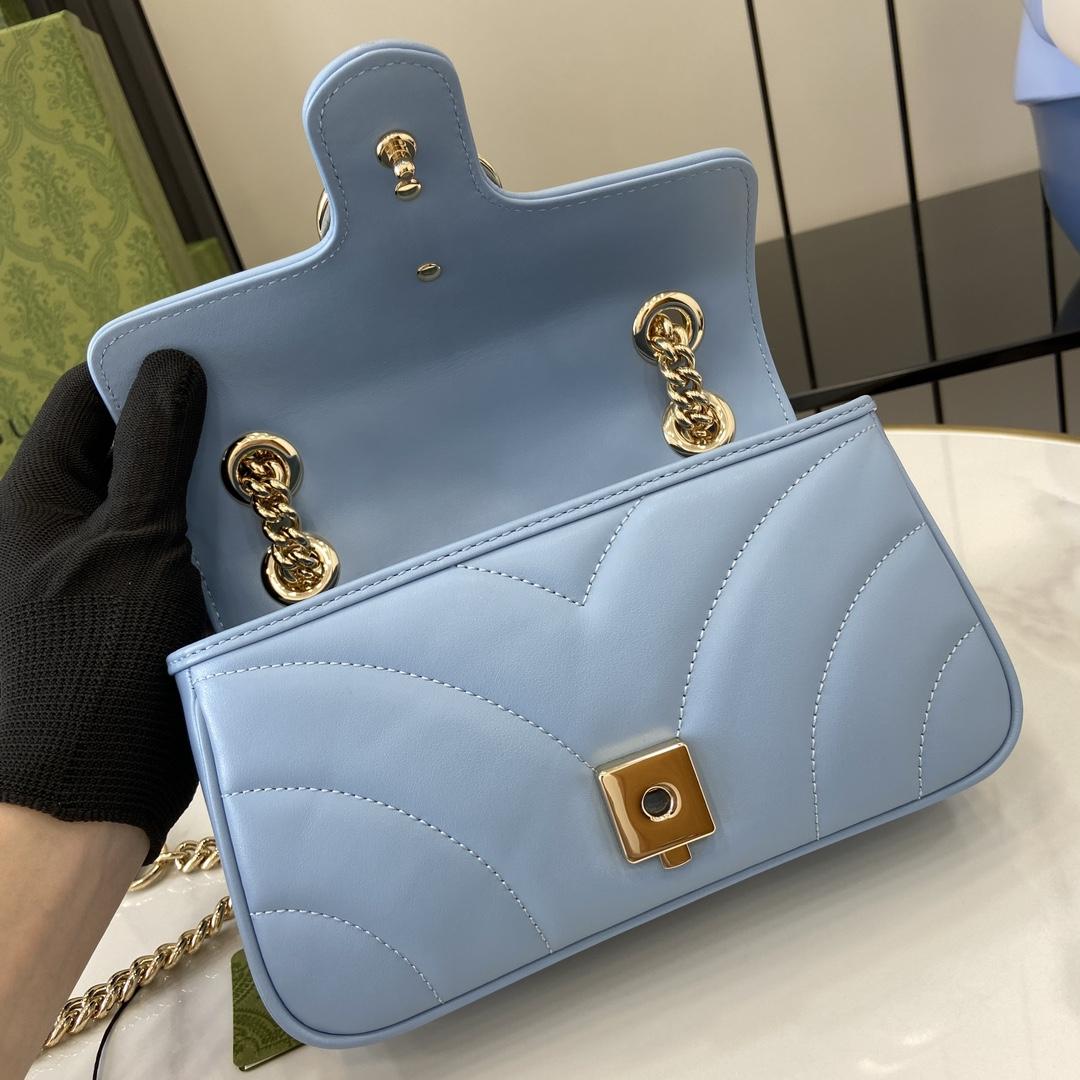 Gucci GG Marmont Mini Shoulder Bag - FashionPlug