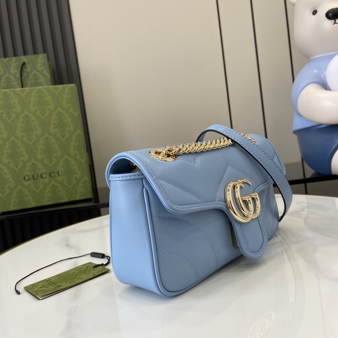 Gucci GG Marmont Mini Shoulder Bag - FashionPlug