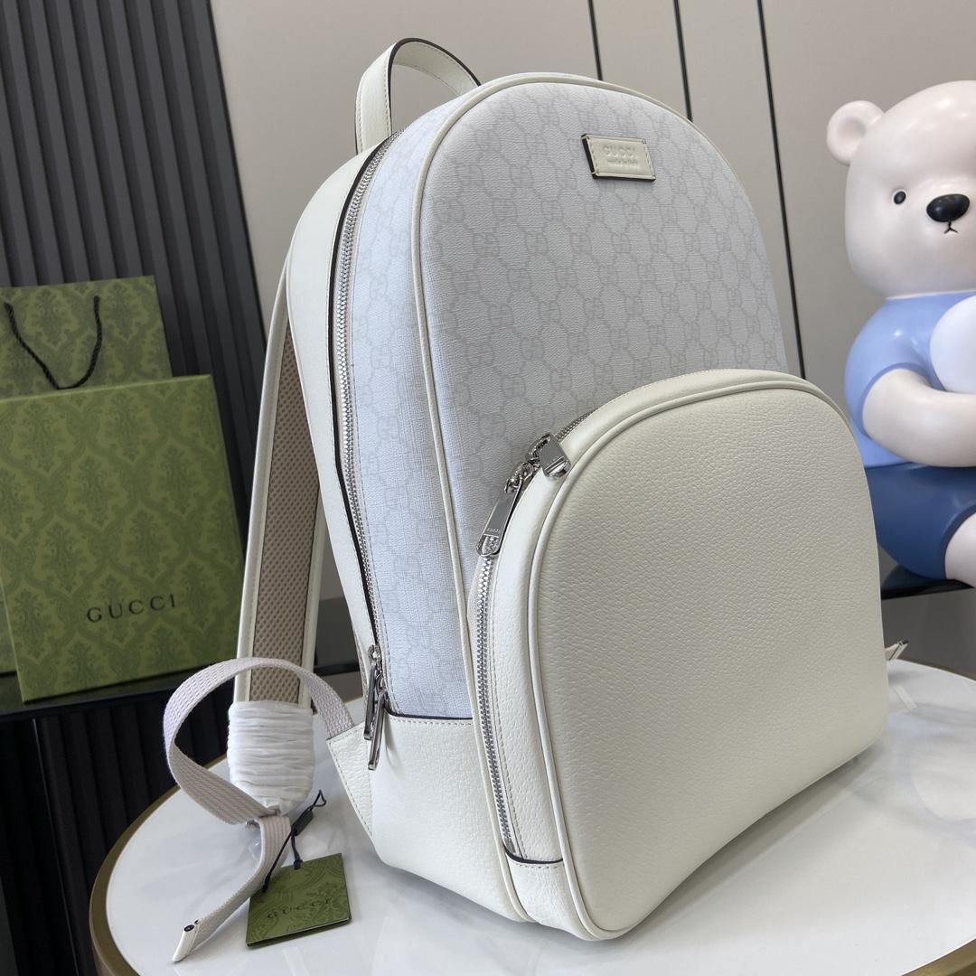 Gucci Medium GG Backpack With Tag - FashionPlug