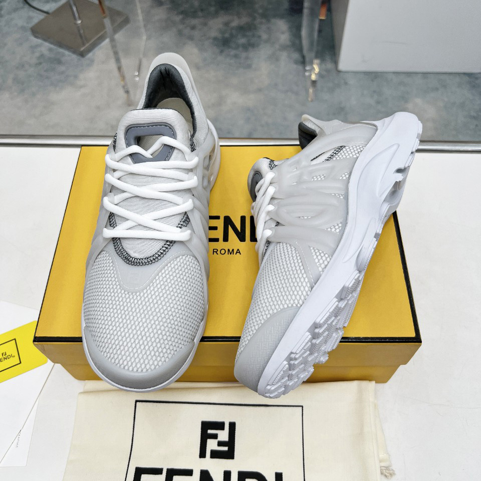 Fendi Tag Sneakers - FashionPlug