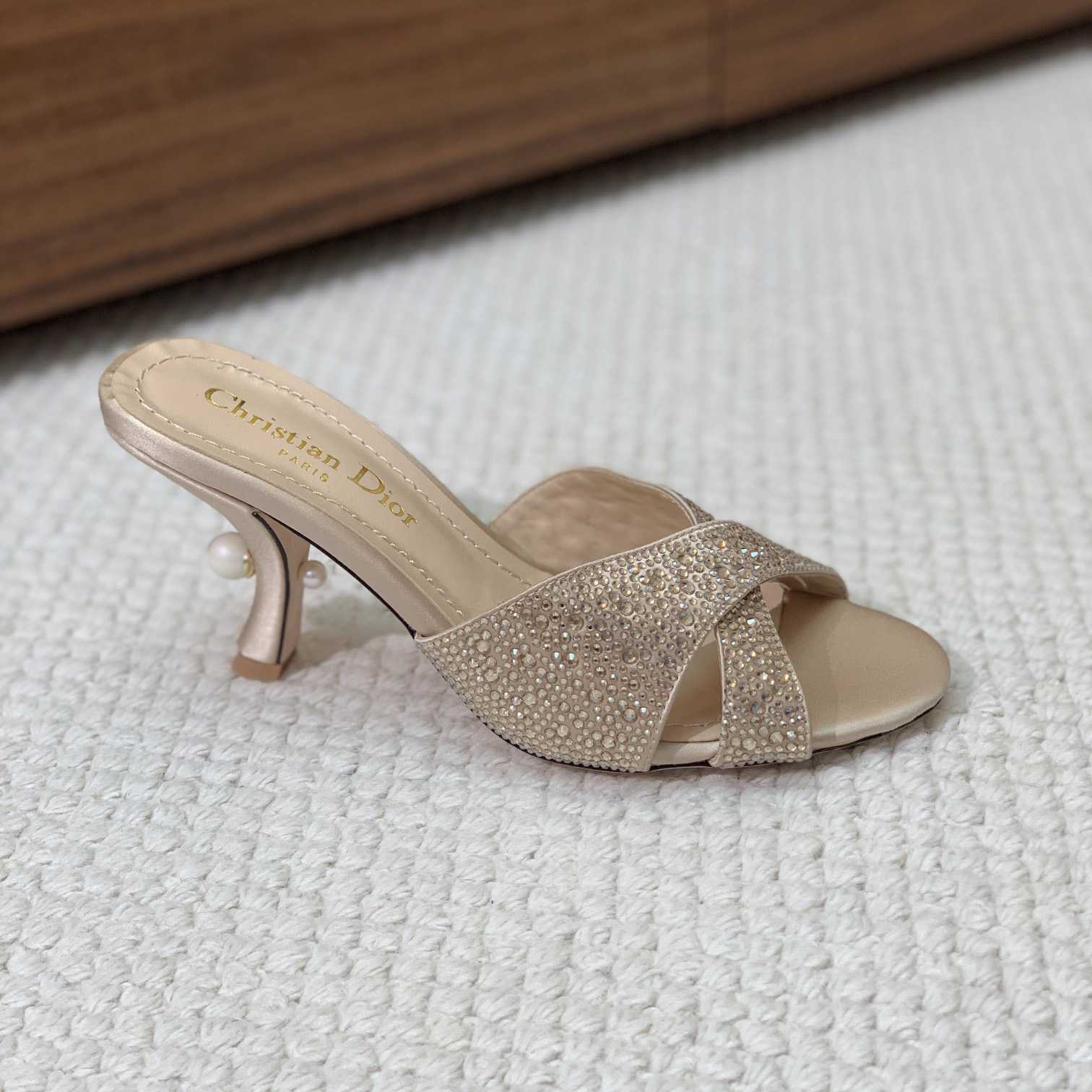 Dior Tribales Heeled Slide - FashionPlug