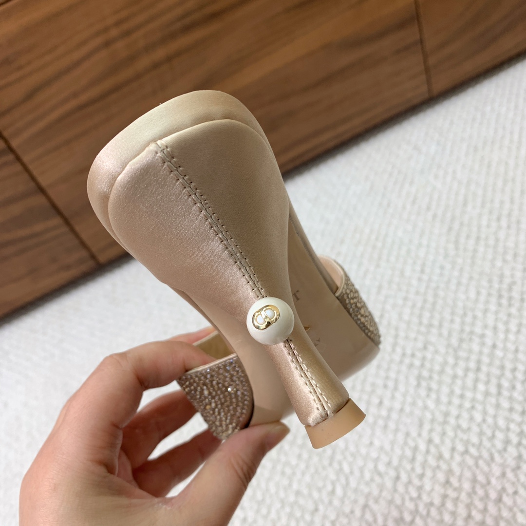 Dior Tribales Heeled Slide - FashionPlug