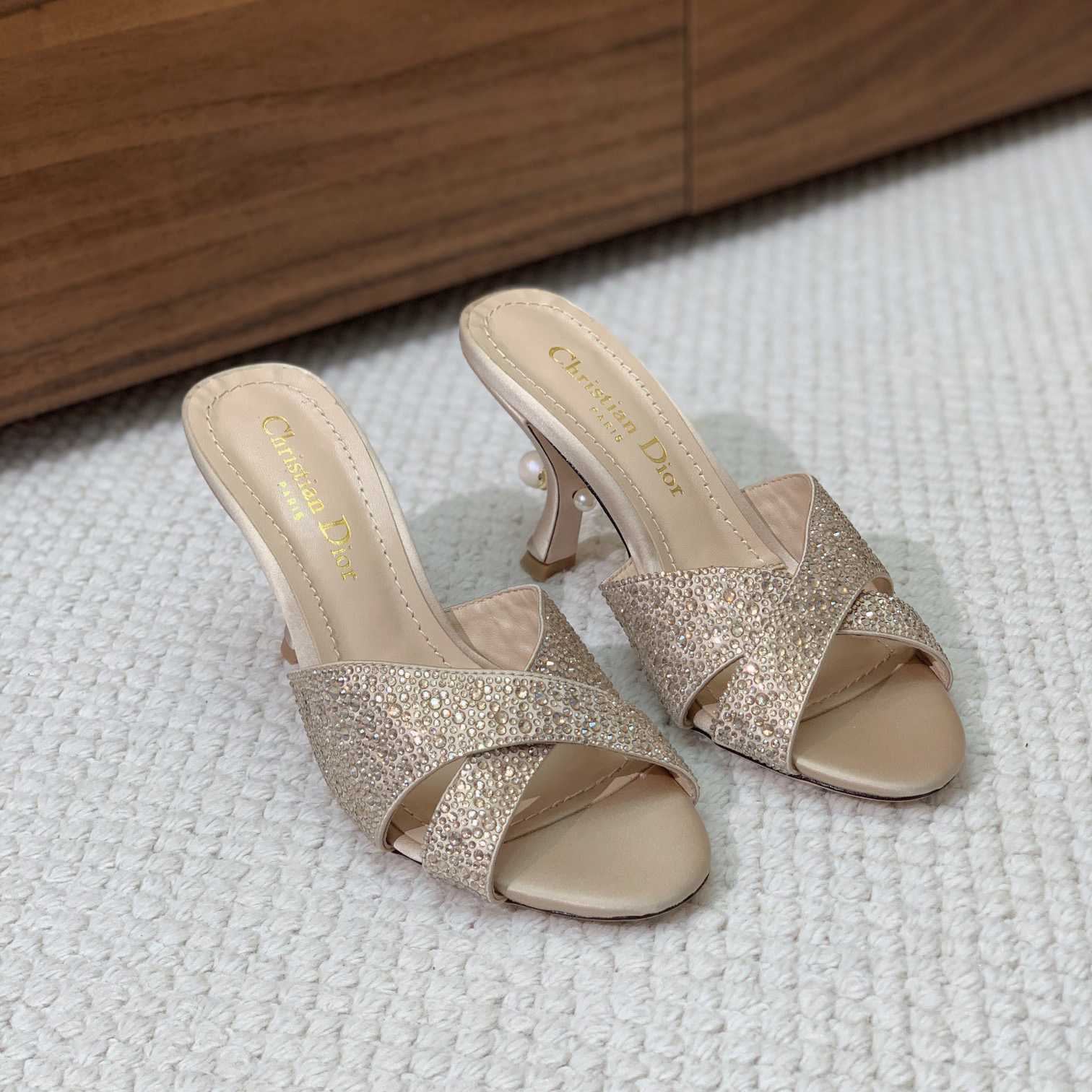 Dior Tribales Heeled Slide - FashionPlug