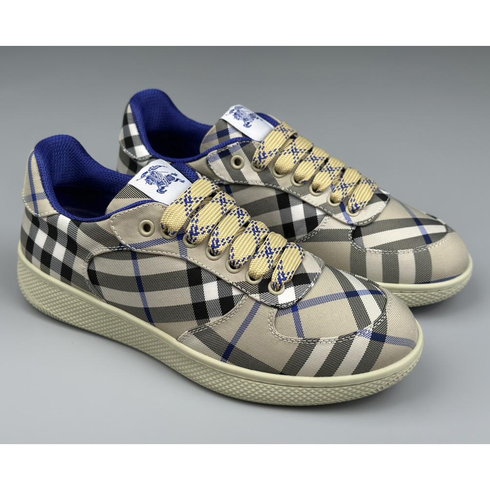 Burberry Check Terrace Sneakers - FashionPlug