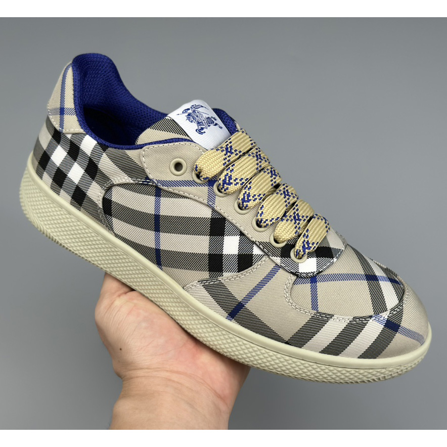 Burberry Check Terrace Sneakers - FashionPlug