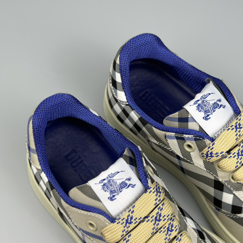 Burberry Check Terrace Sneakers - FashionPlug