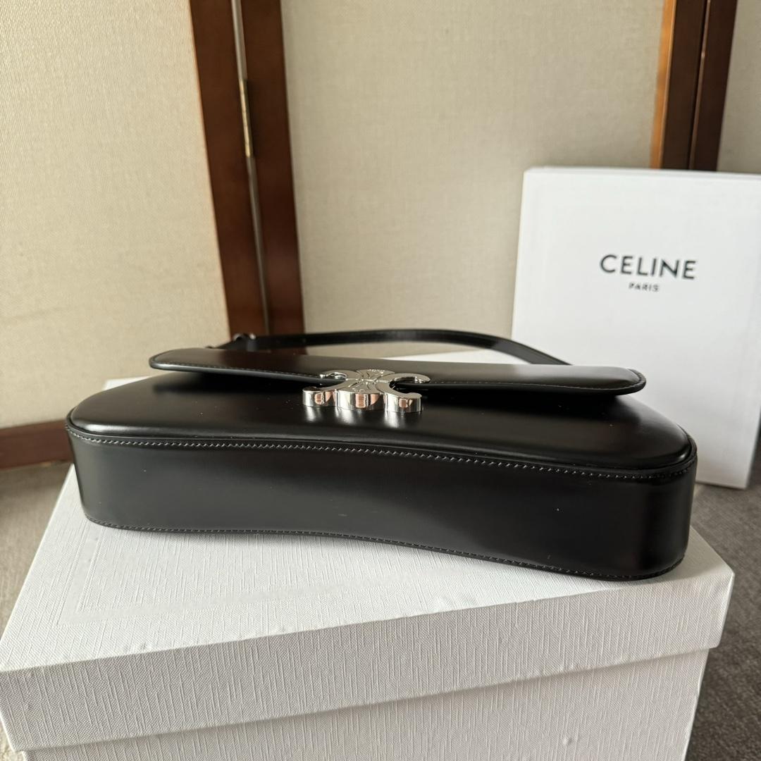 Celine Medium Celine Lola Bag In Shiny Calfskin - FashionPlug