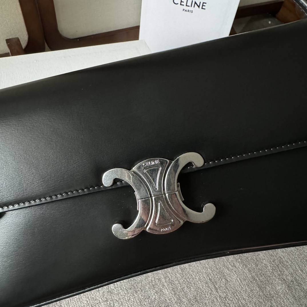Celine Medium Celine Lola Bag In Shiny Calfskin - FashionPlug