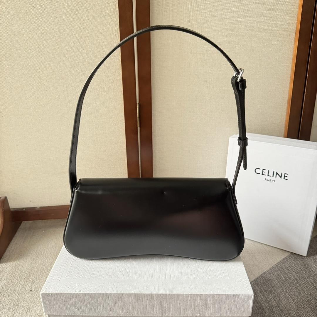 Celine Medium Celine Lola Bag In Shiny Calfskin - FashionPlug
