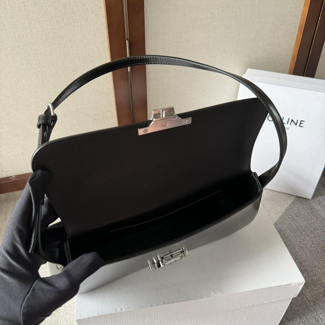 Celine Medium Celine Lola Bag In Shiny Calfskin - FashionPlug