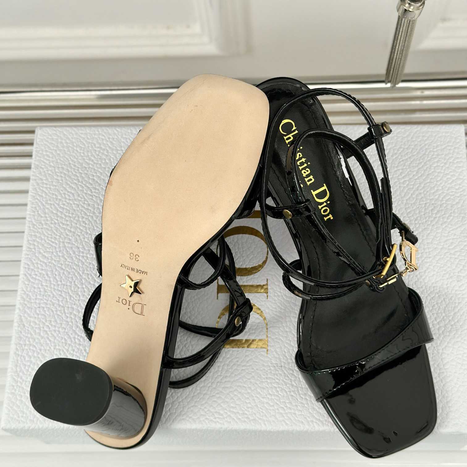 Dior C'est Dior Heeled Sandal - FashionPlug