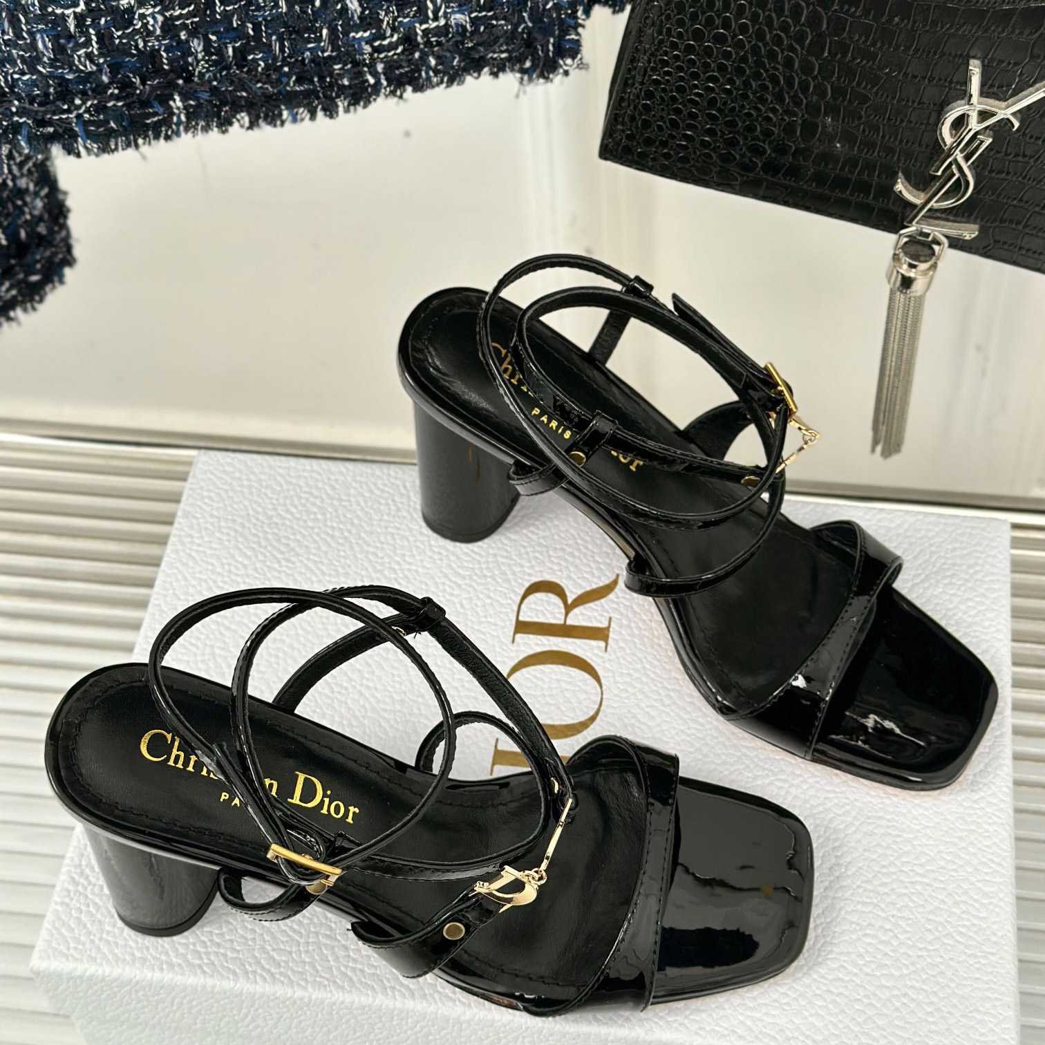 Dior C'est Dior Heeled Sandal - FashionPlug