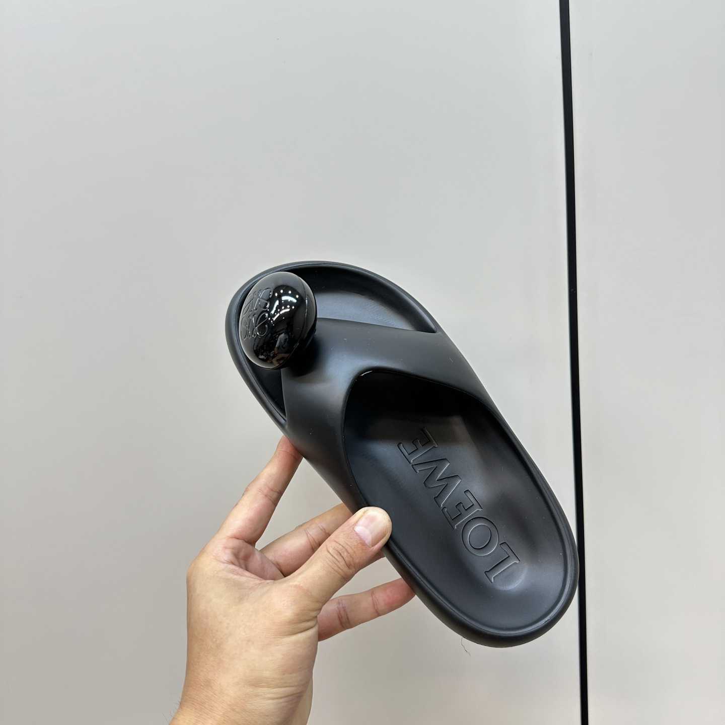 Loewe Paula's Ibiza Bubble Rubber Thong Sandals - FashionPlug
