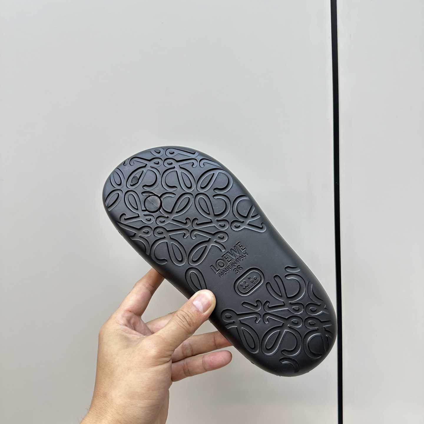 Loewe Paula's Ibiza Bubble Rubber Thong Sandals - FashionPlug