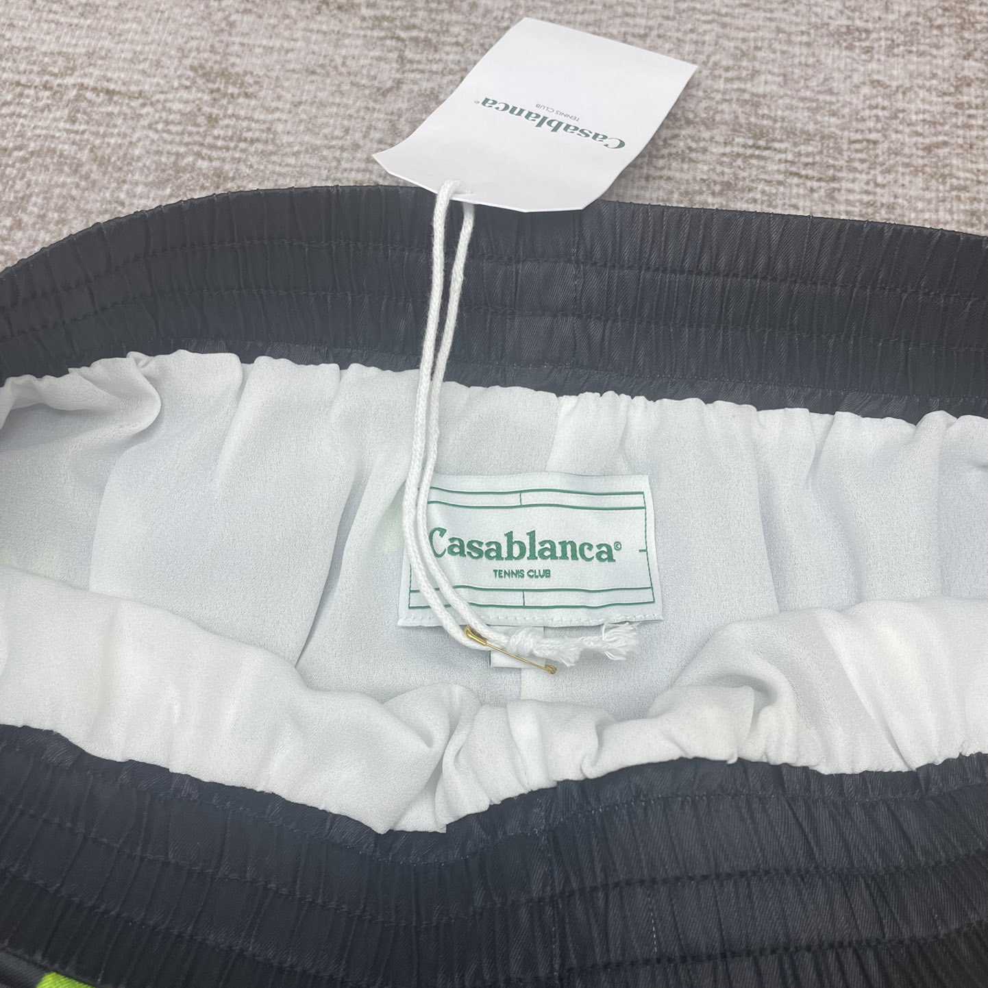 Casablanca Graphic-print Silk Shorts    CA3470 - FashionPlug