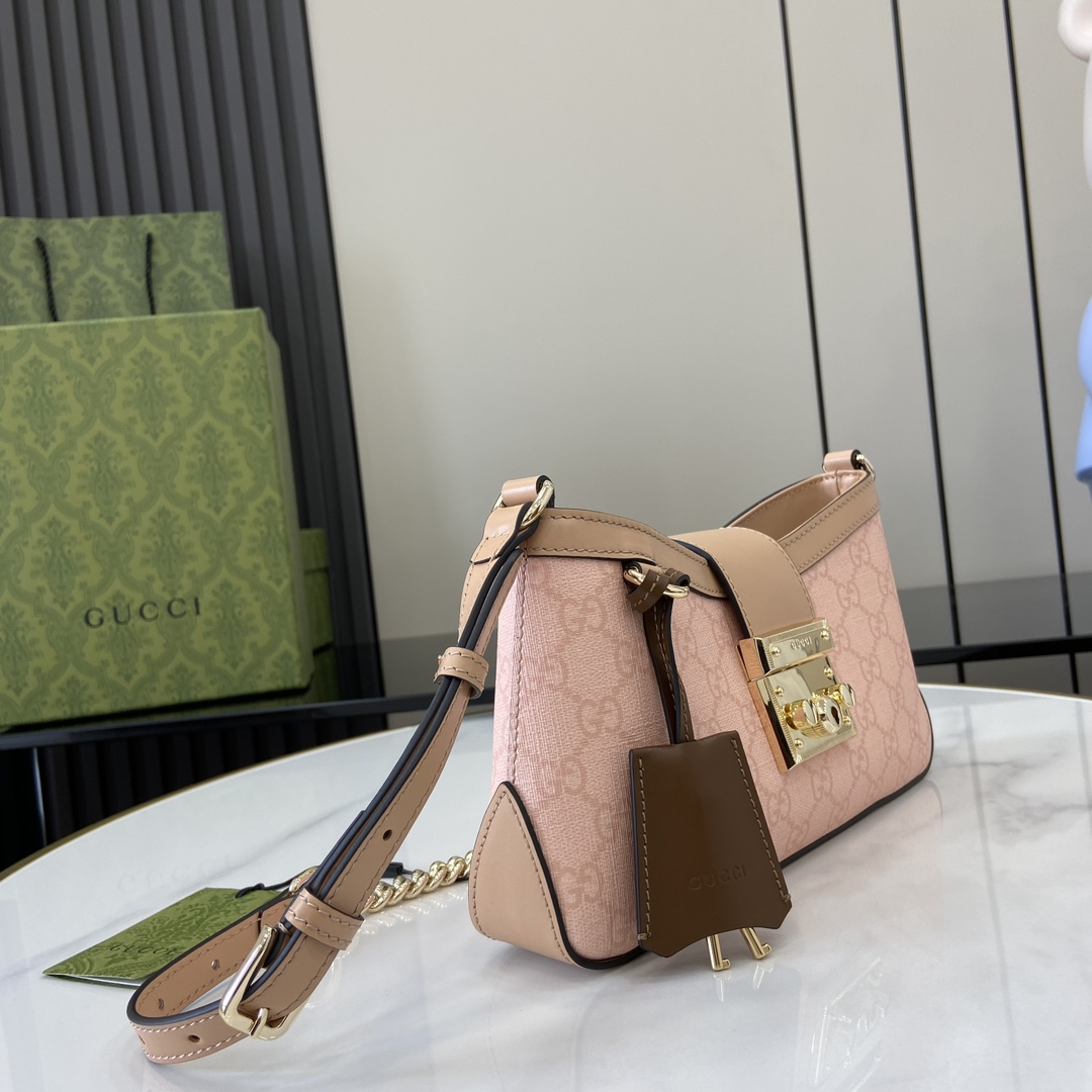 Gucci Padlock Small Shoulder Bag - FashionPlug