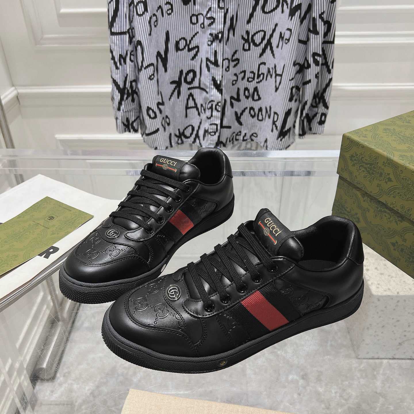 Gucci Screener Sneaker  - FashionPlug