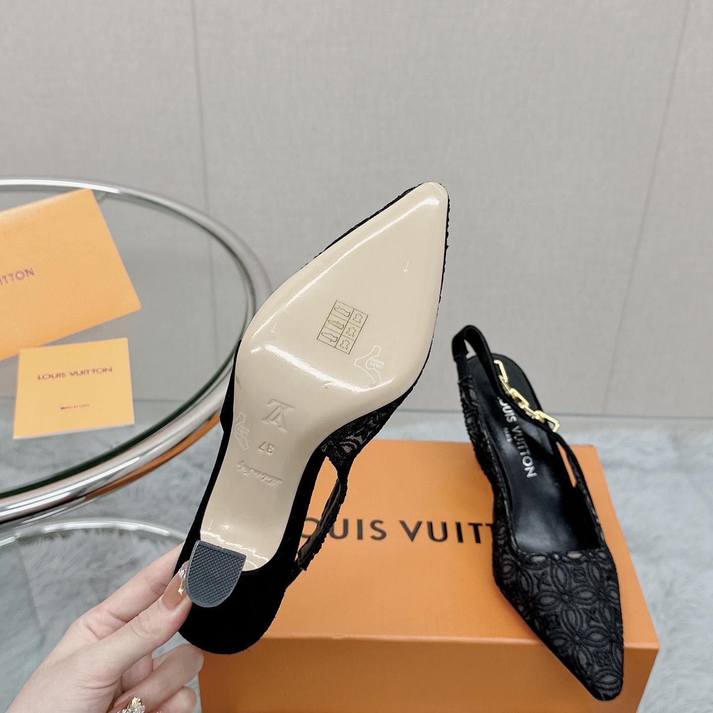 Louis Vuitton Sparkle Slingback Pump   1ACGZE - FashionPlug