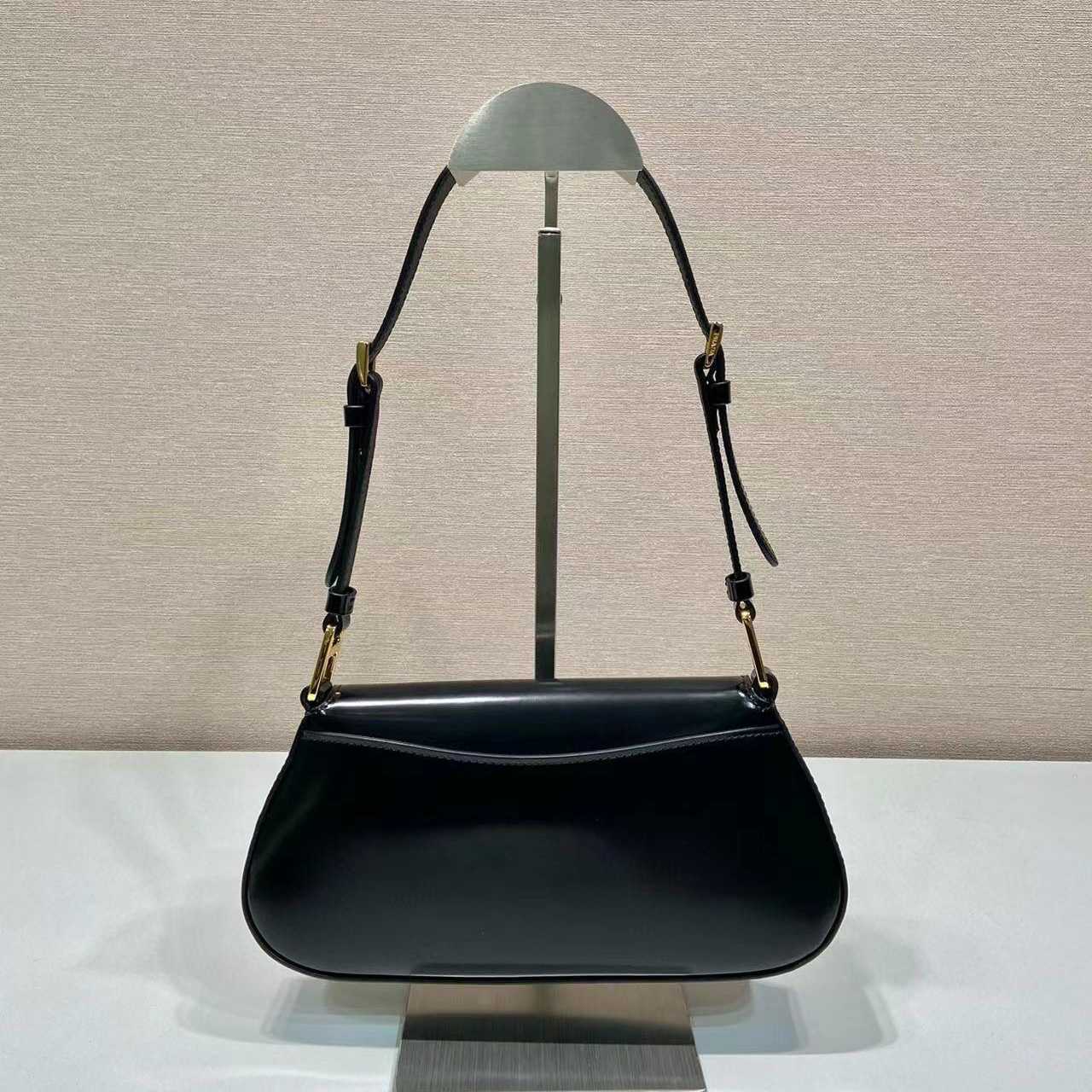Prada Leather Shoulder Bag  （24x11x4cm） - FashionPlug